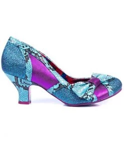 Irregular Choice Shake It 70's Pumps Blue New In