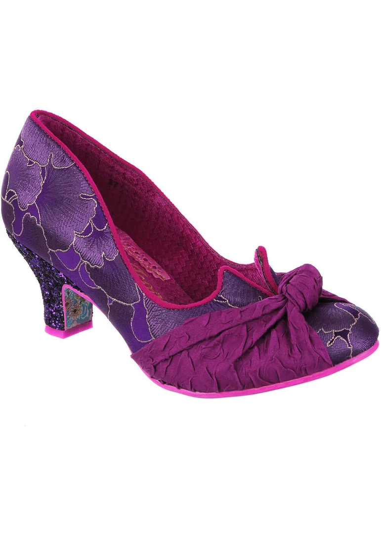 Irregular Choice Dazzle Pants 50's Pumps Purple