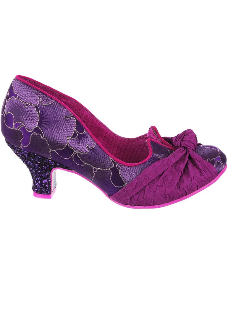 Irregular Choice Dazzle Pants 50's Pumps Purple