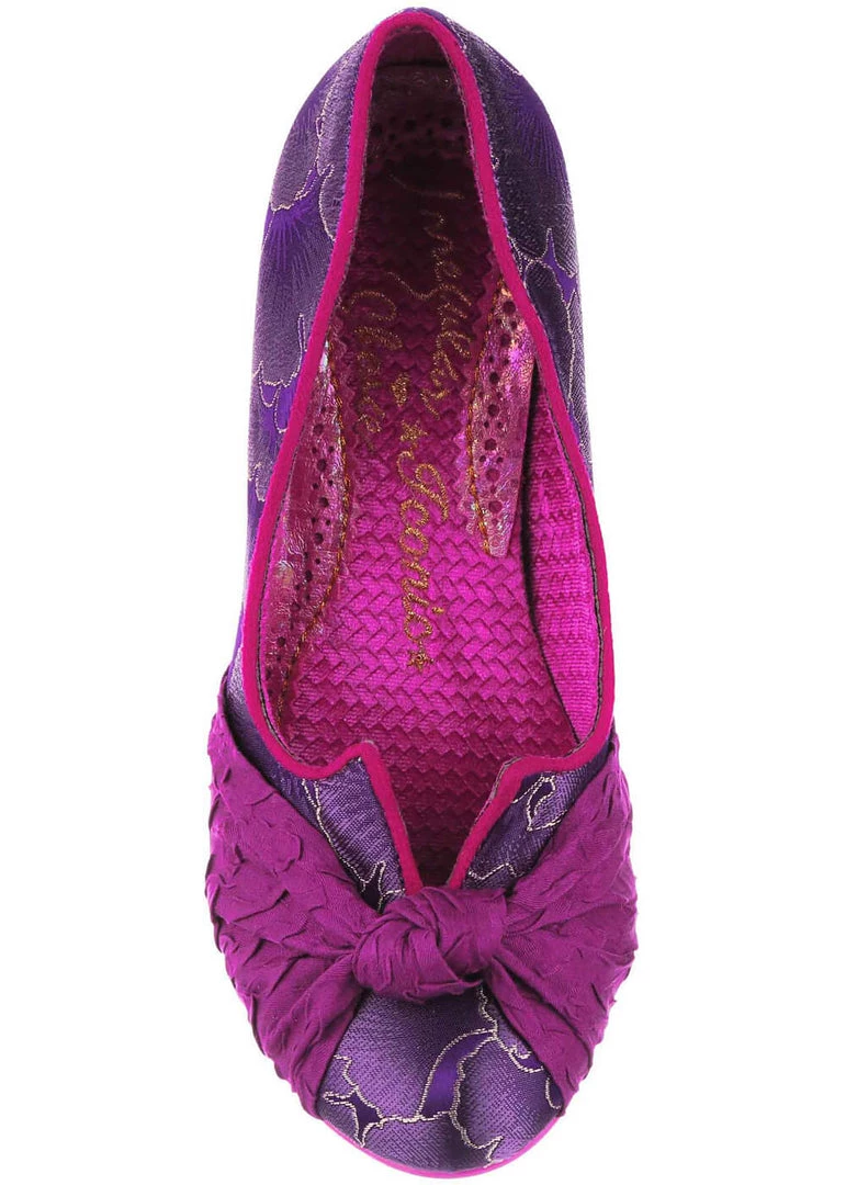 Irregular Choice Dazzle Pants 50's Pumps Purple
