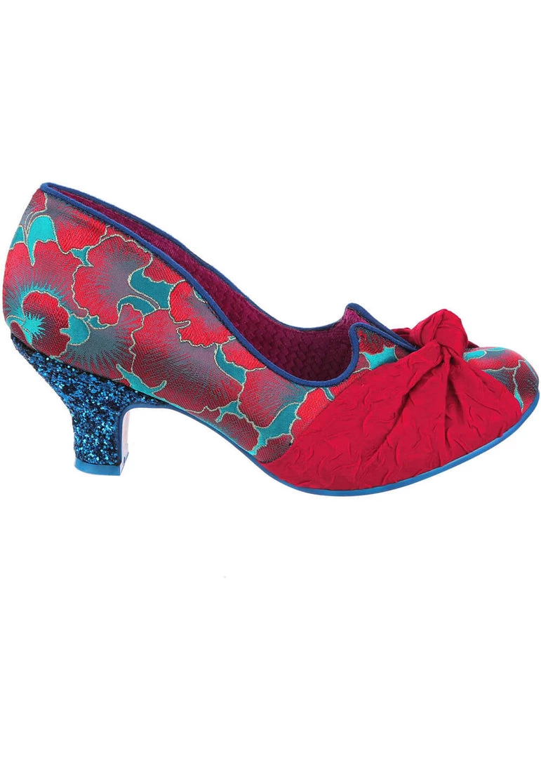 Irregular Choice Dazzle Pants 50's Pumps Blue