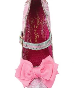 New In Irregular Choice Summer Breeze 40's Pumps Pink