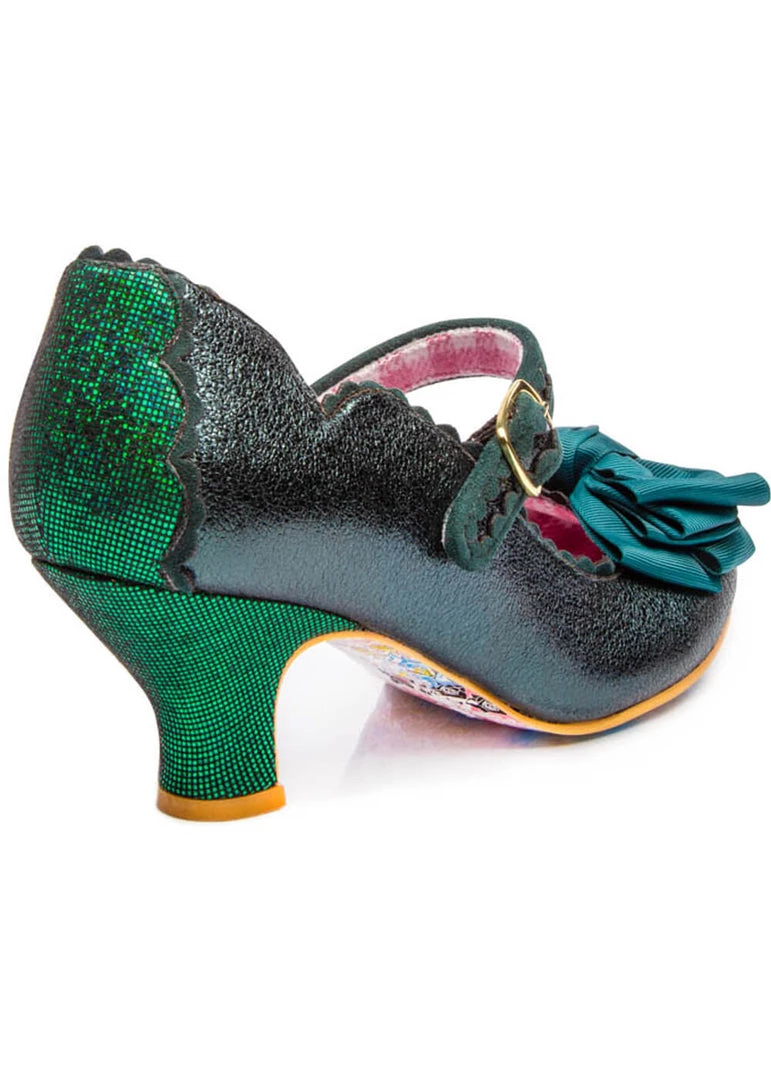 New In Irregular Choice Summer Breeze Pumps Green