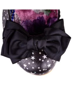 New In Irregular Choice Summer Breeze Stars 50's Pumps Black