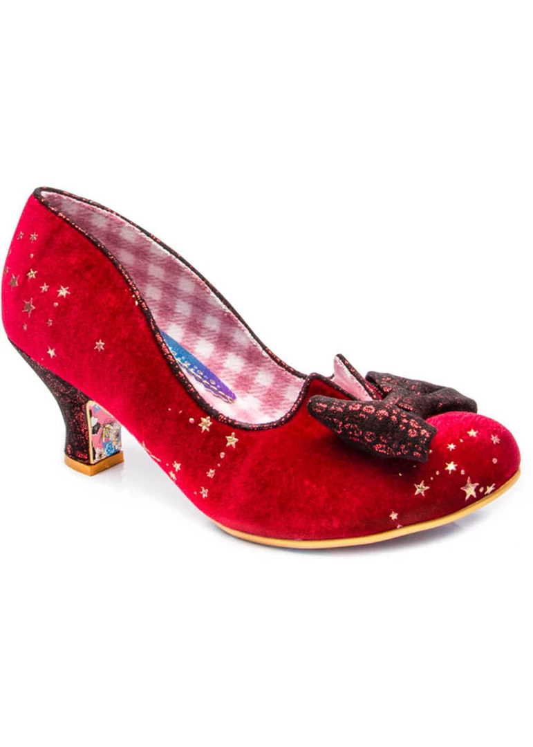 Irregular Choice Dazzle Razzle Stars Pumps Red