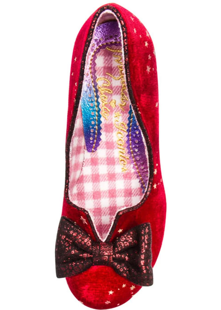 Irregular Choice Dazzle Razzle Stars Pumps Red