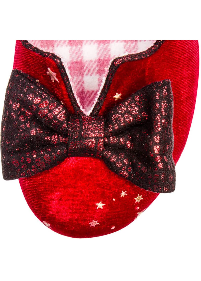 Irregular Choice Dazzle Razzle Stars Pumps Red