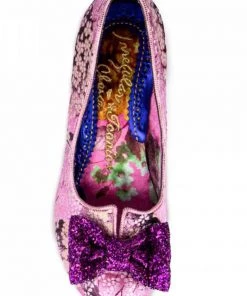 New In Irregular Choice Dazzle Razzle Floral 40's Pumps Pink