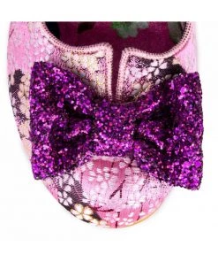 New In Irregular Choice Dazzle Razzle Floral 40's Pumps Pink