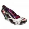 Irregular Choice Fly Free Swallow 50's Pumps Black