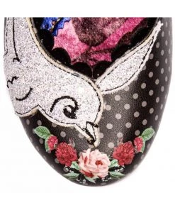 Irregular Choice Fly Free Swallow 50's Pumps Black