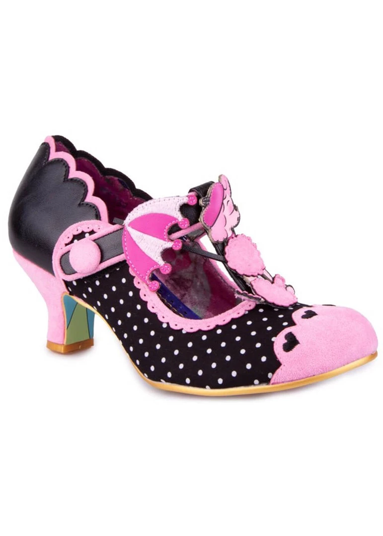 Irregular Choice Poodle Perfect 50's Pumps Black