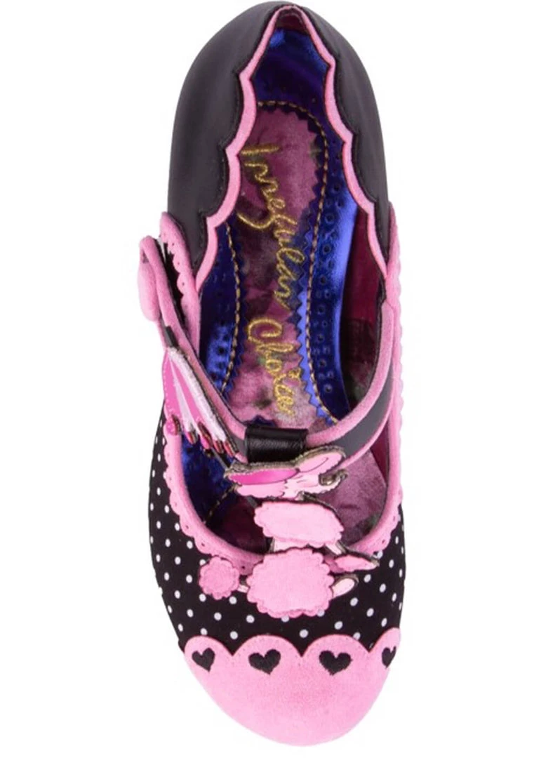 Irregular Choice Poodle Perfect 50's Pumps Black