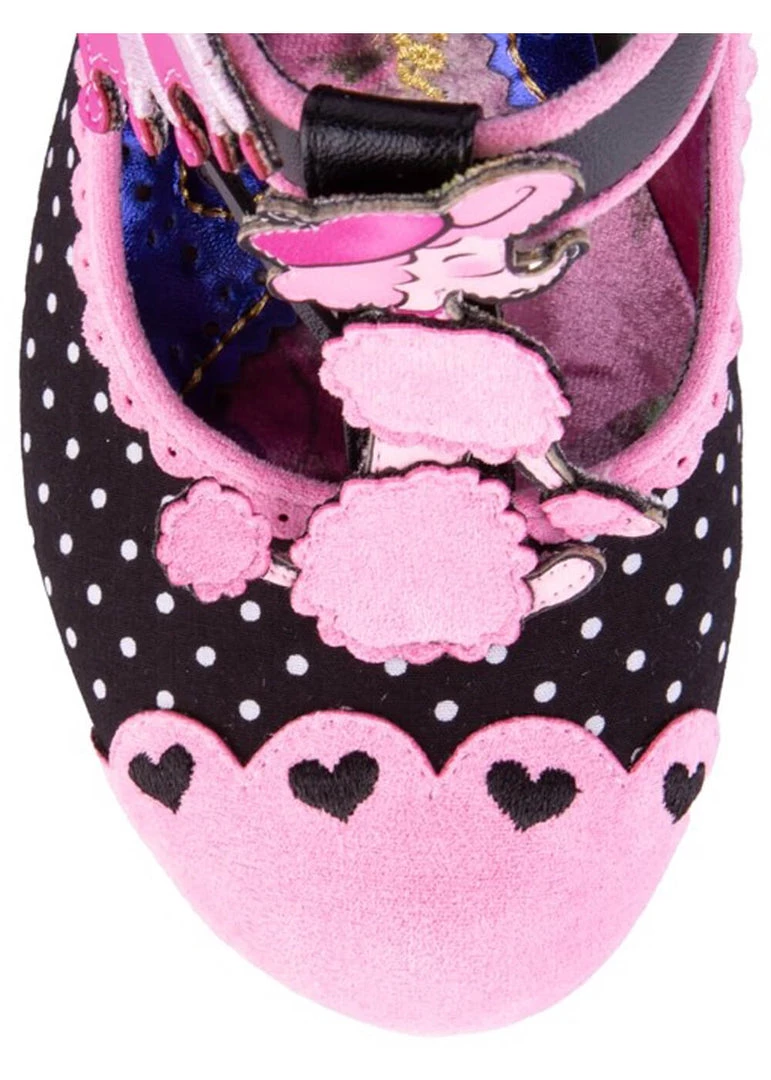 Irregular Choice Poodle Perfect 50's Pumps Black