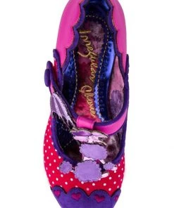 New In Irregular Choice Poodle Perfect 50's Pumps Purple