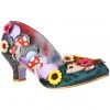 Irregular Choice Hedgerow Happiness 50's Pumps Green New In