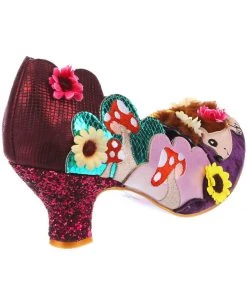 New In Irregular Choice Hedgerow Happiness 50's Pumps Pink