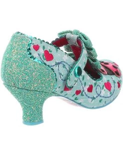 Irregular Choice Ladybuggin 50's Pumps Green