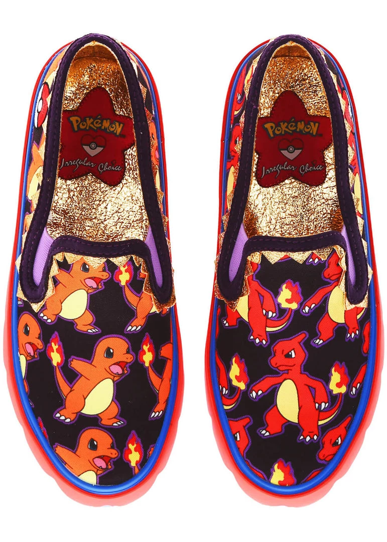 Irregular Choice Pokémon Every Day Is An Adventure Shoes Orange