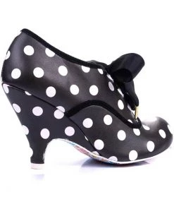 Irregular Choice Bright Eyes Polkadot 50's Pumps Black White New In