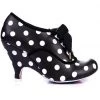Irregular Choice Bright Eyes Polkadot 50's Pumps Black White New In