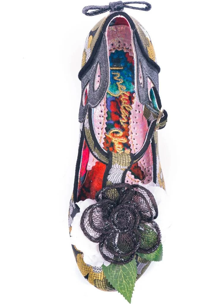 New In Irregular Choice Sleepy Jean 50's Pumps Black