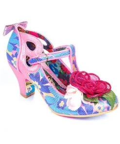 Irregular Choice Sleepy Jean 50's Pumps Pink New In