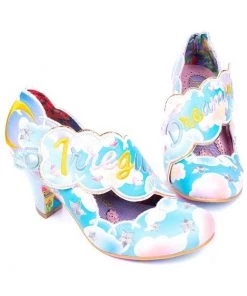 Irregular Choice Irregular Dreaming Pumps Blue Gold