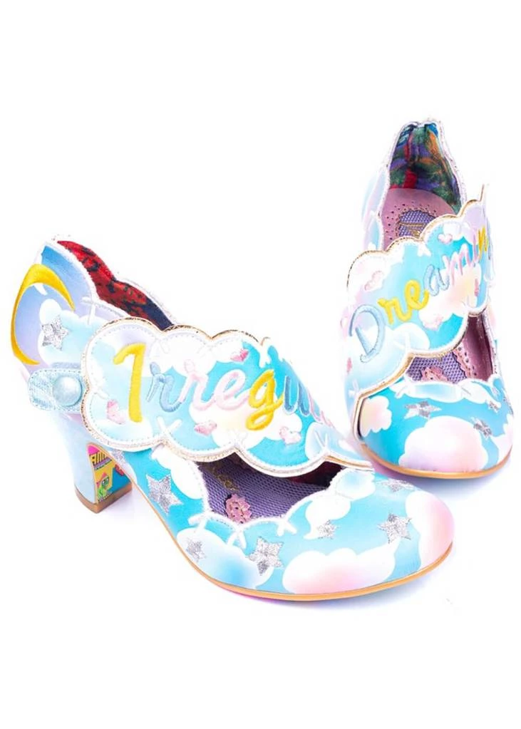 Irregular Choice Irregular Dreaming Pumps Blue Gold