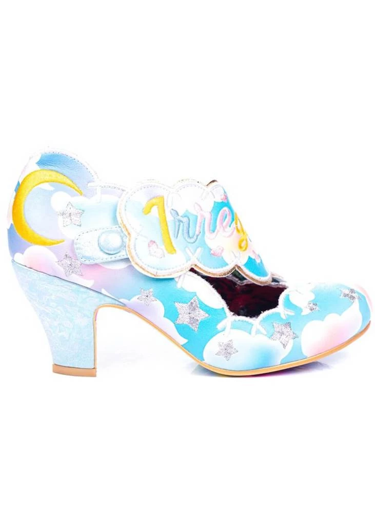 Irregular Choice Irregular Dreaming Pumps Blue Gold