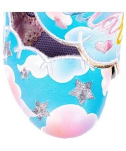 Irregular Choice Irregular Dreaming Pumps Blue Gold