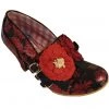 Irregular Choice Busy Bea Floral 40's Pumps Red New In