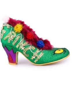 New In Irregular Choice The Grinch Merry Grinchmas Pumps Green Burgundy