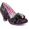 New In Irregular Choice Halloween Dark Daydream Lace Pumps Black