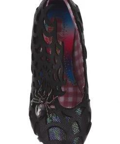 Irregular Choice Halloween On The Web Pumps Black