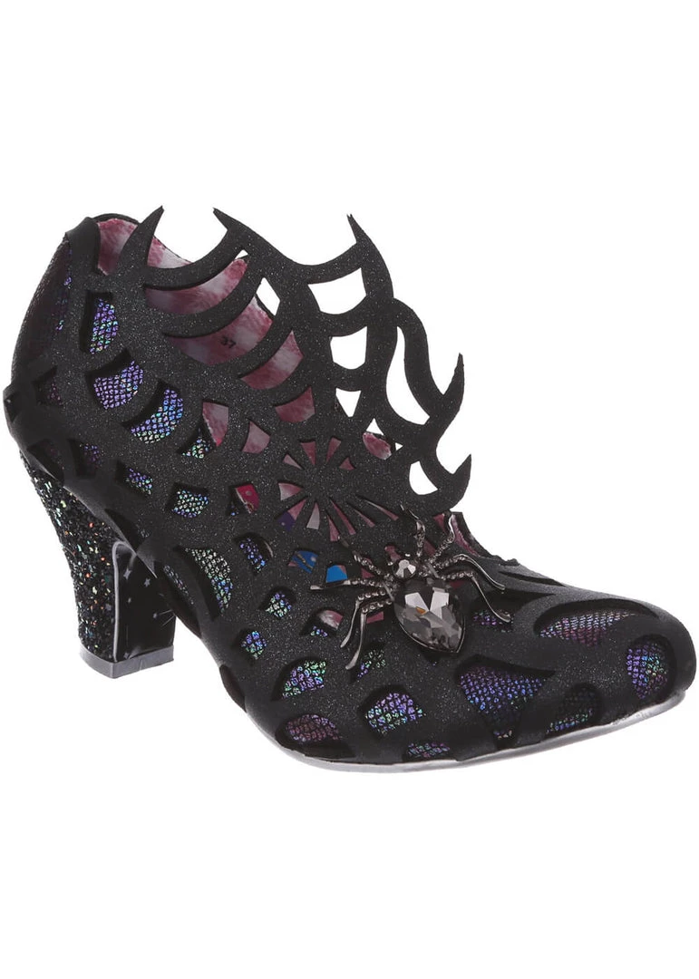 Irregular Choice Halloween On The Web Pumps Black