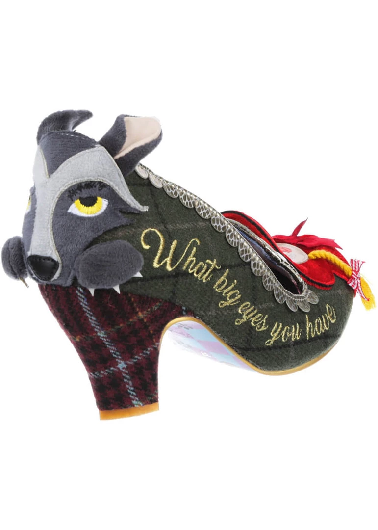 New In Irregular Choice Visiting Grandma 50's Pumps Green