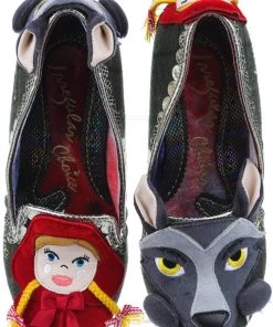 New In Irregular Choice Visiting Grandma 50's Pumps Green