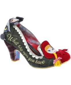 New In Irregular Choice Visiting Grandma 50's Pumps Green
