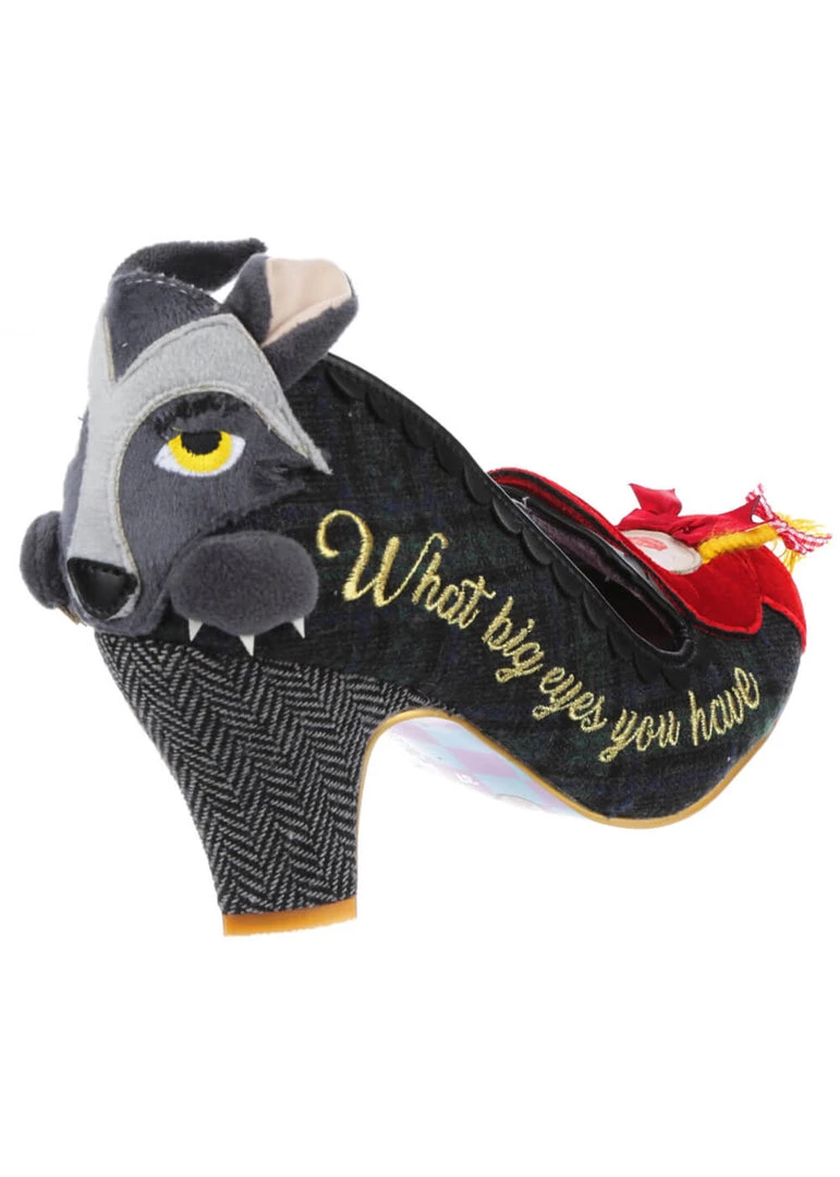 Irregular Choice Visiting Grandma 50's Pumps Black New In