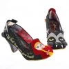 Irregular Choice Visiting Grandma 50's Pumps Black New In