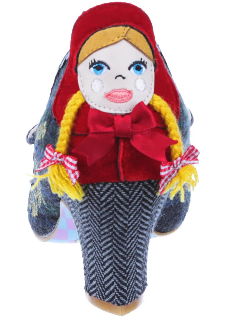 Irregular Choice Visiting Grandma 50's Pumps Black New In