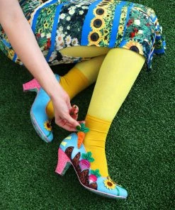 New In Irregular Choice Absolutely Radishing Pumps Vegetables Mint