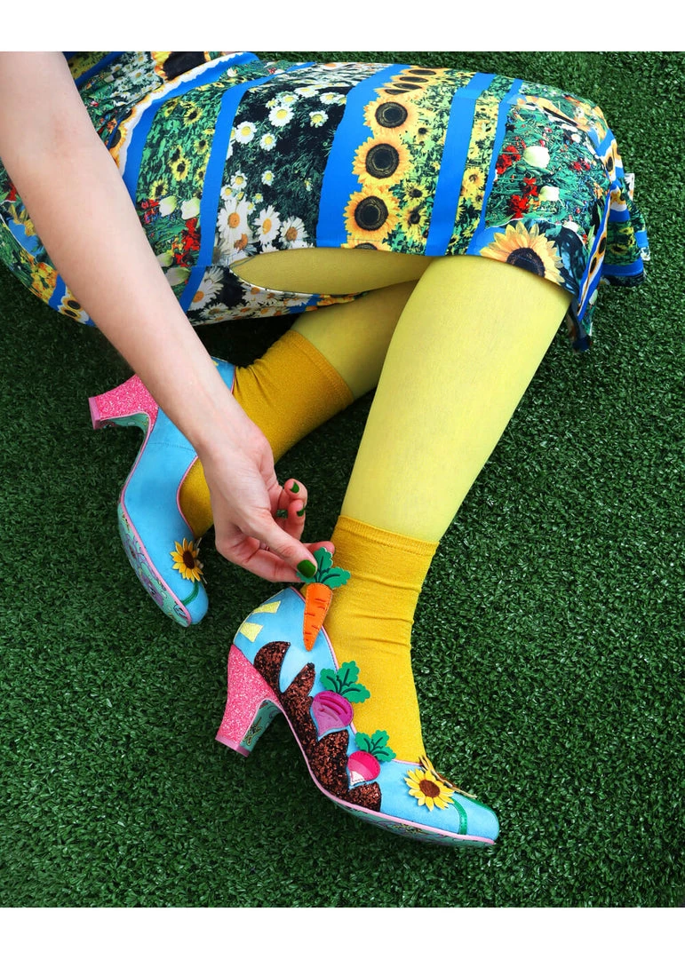 New In Irregular Choice Absolutely Radishing Pumps Vegetables Mint