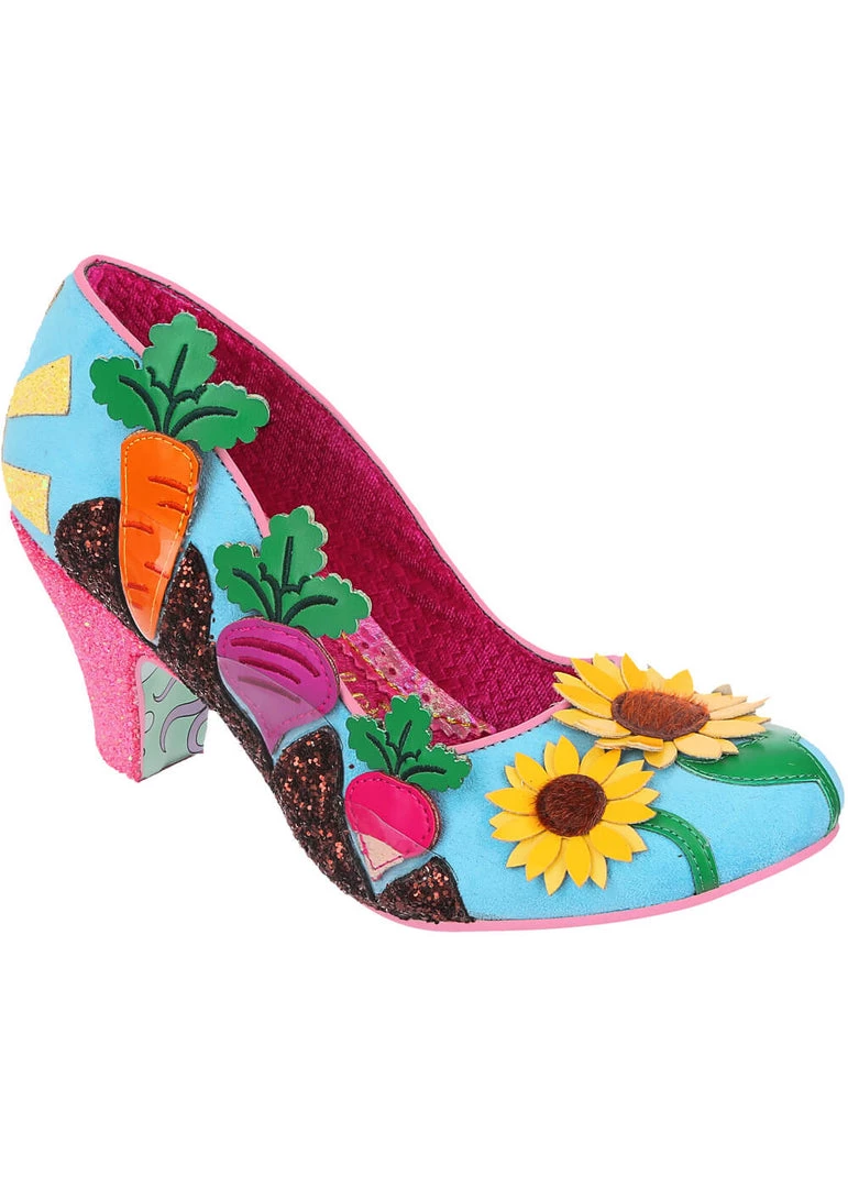 New In Irregular Choice Absolutely Radishing Pumps Vegetables Mint