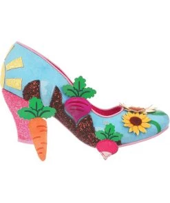 New In Irregular Choice Absolutely Radishing Pumps Vegetables Mint