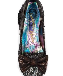 New In Irregular Choice Special Halloween Edition Incy Wincy Shoes Black