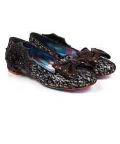 New In Irregular Choice Special Halloween Edition Incy Wincy Shoes Black