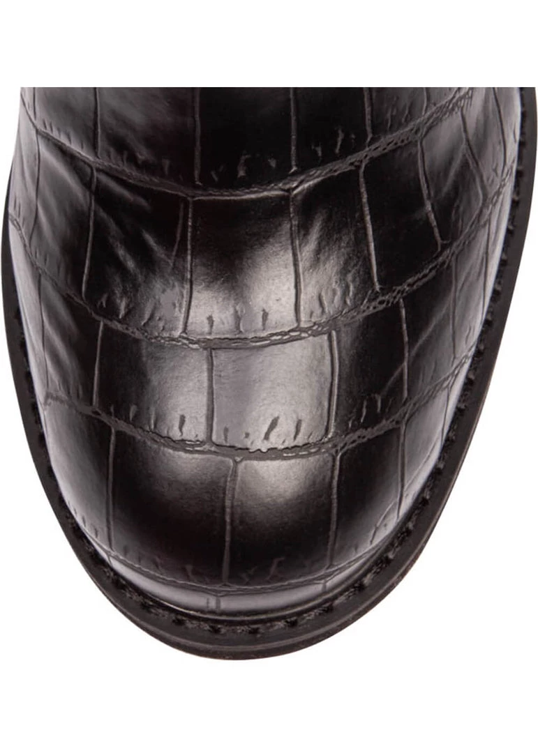 Irregular Choice Great Escape Floral Boots Black New In