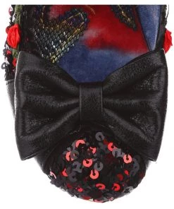 Irregular Choice Trellis Rose 50's Pumps Black